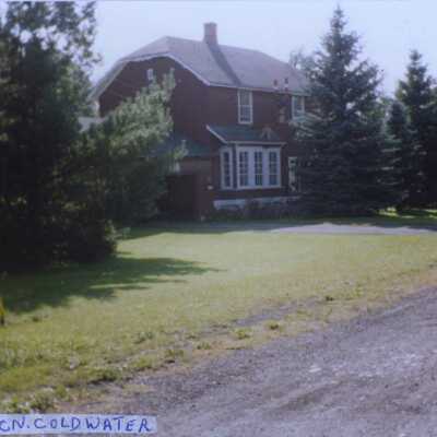 Photograph, CNR Station at Coldwater, Ontario.