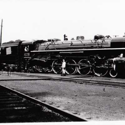 Photograph, CNR Steam Engine 6178