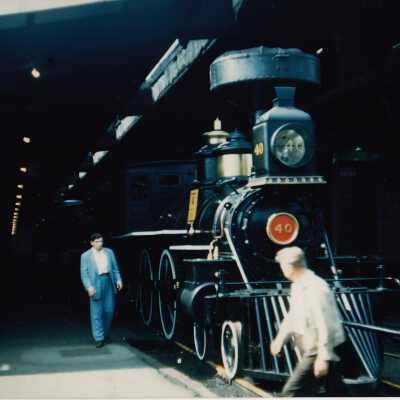Photograph - Canadian National Railways steam locomotive no. 40, Ottawa