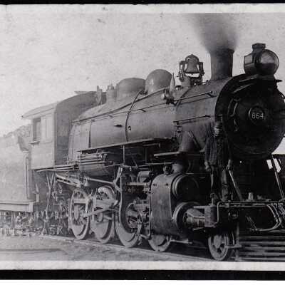 Photograph, CPR Locomotive 864