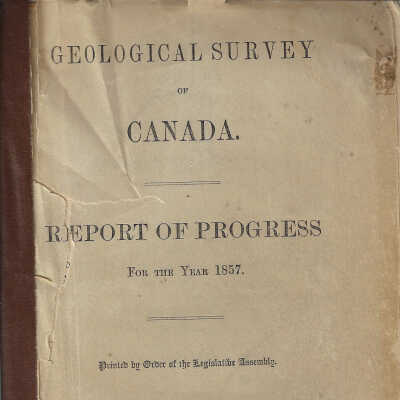 Geological Survey of Canada: Report of Progress for the year 1857
