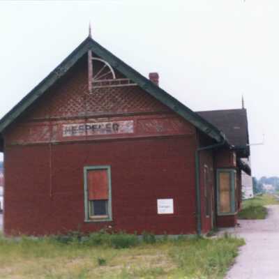 Photograph, CNR Station, Hespeler, Ontario, Canada.