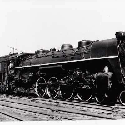 Photograph, CNR Steam Engine 6180