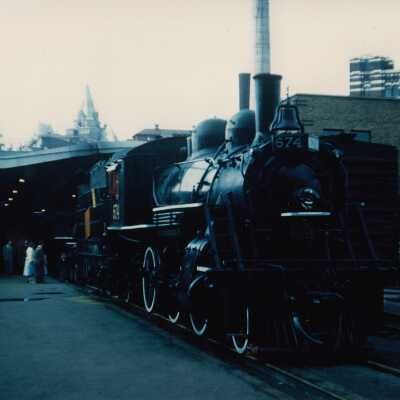 Photograph - Canadian National Railways steam locomotive no. 674, Ottawa