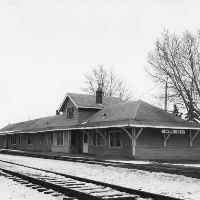 Photograph, CNR Station at Dawson Creek