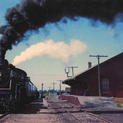 Photograph, CNR Station, Elora, Ontario, Canada.