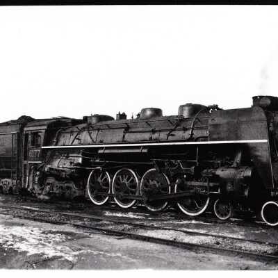 Photograph, CNR Steam Engine 6177