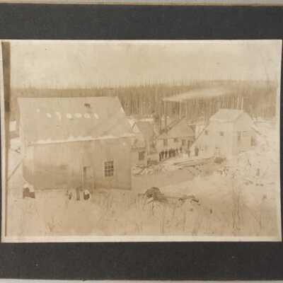 Photograph, early 20th century photo of a town scene
