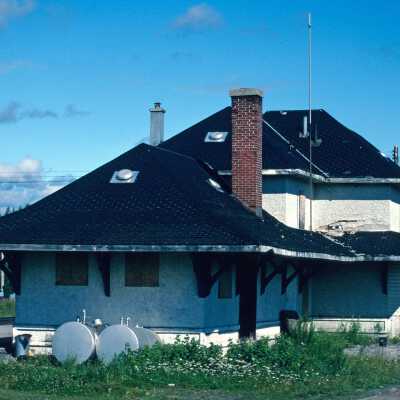 Photograph, Algoma Central Oba Station, 1996.