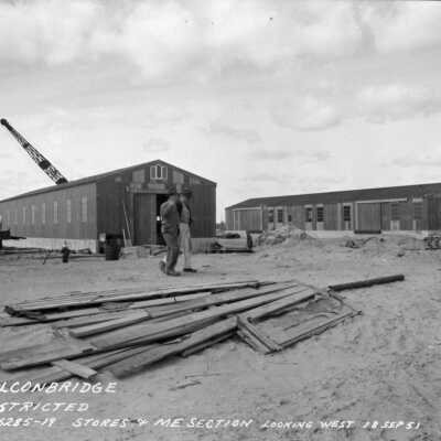 Photograph, Falconbridge radar site, Hanmer, Ontario.