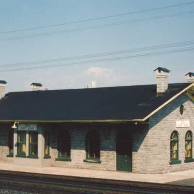 Photograph, CNR Station at Port Hope, Ontario.