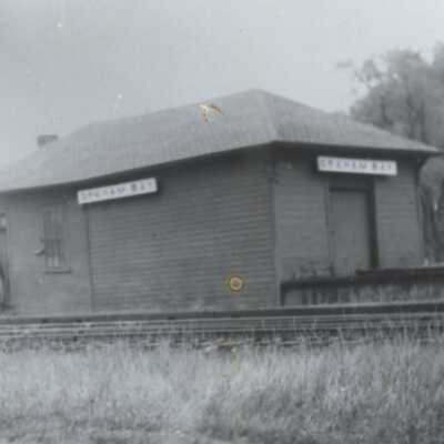 Photograph, CNR Station at Graham Bay, Ontario