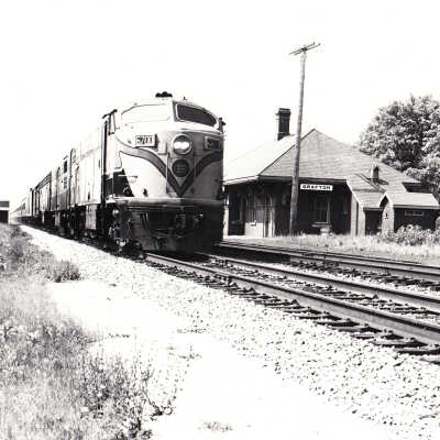 Photograph: "CNR Engine no. 6700 at Grafton, ON."