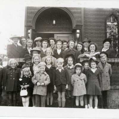 1944 Capreol First Baptist Sunday School Class Photo