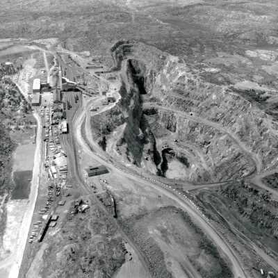 Photograph, Frood Mine, Open Pit, Early 1950s.