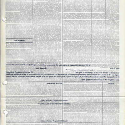Canadian National: Bill of Lading