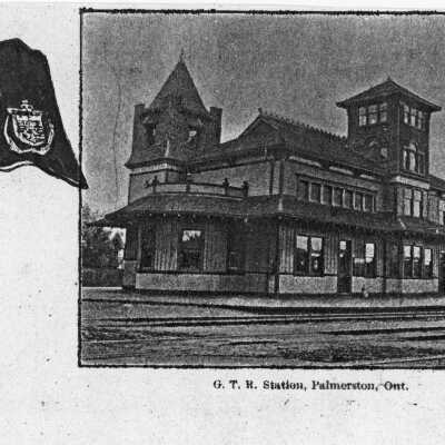 Photograph, CNR Station, Palmerston, Ontario, Canada.