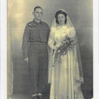 Wedding Photo of Jean and Eric Hudson Jr.