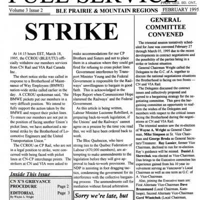 Document, Full Service Volume 3 Issue 2 Febuary 1995.