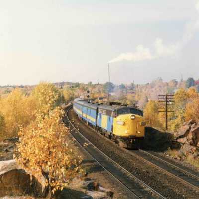 Photograph, VIA Train, Sudbury, Ontario.
