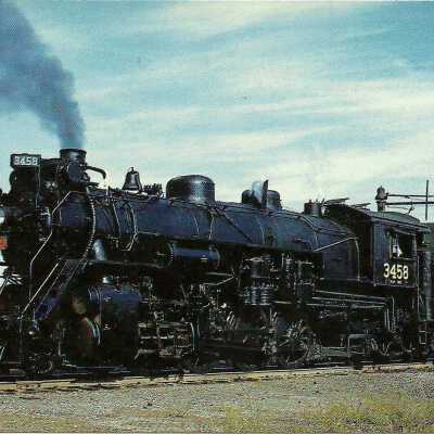 Photograph, CNR Locomotive 3458.
