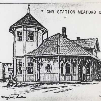 Photograph, CNR Meaford Station, Meaford, Ontario.