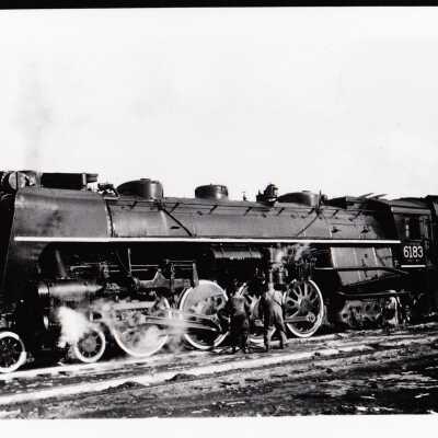 Photograph, CNR Steam Engine 6183