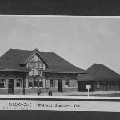 Photograph, Temagami Station, Temagami, Ontario.