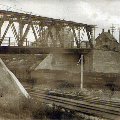 Photograph, Sudbury CPR Yard.