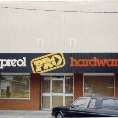 Photograph, Capreol Pro Hardware, Capreol, Ontario.