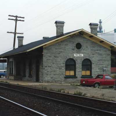 Photograph, CNR Station at Port Hope, Ontario.