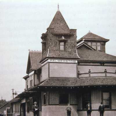 Photograph, CNR Station, Palmerston, Ontario, Canada.