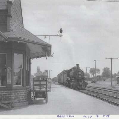 Photograph, CNR Station, Harriston, Ontario, Canada.