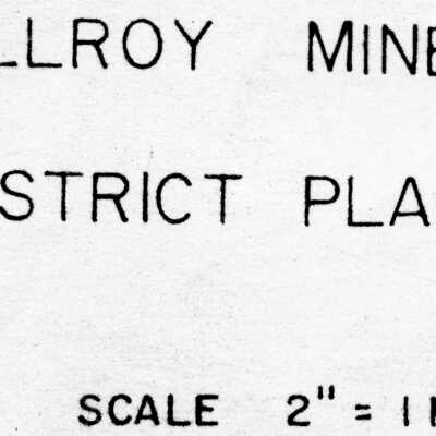 Document, Plan, Wilroy Mines, District Plan.