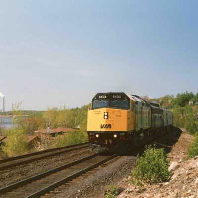 Photograph, VIA Locomotive 6403.