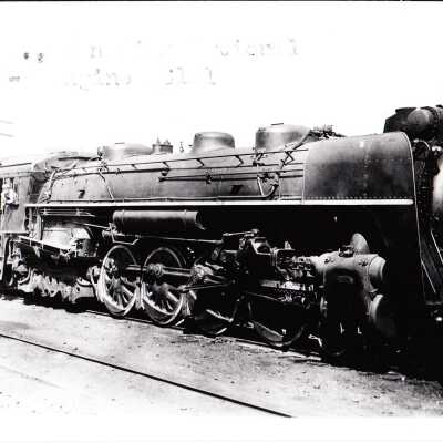 Photograph, CNR Steam Engine 6181