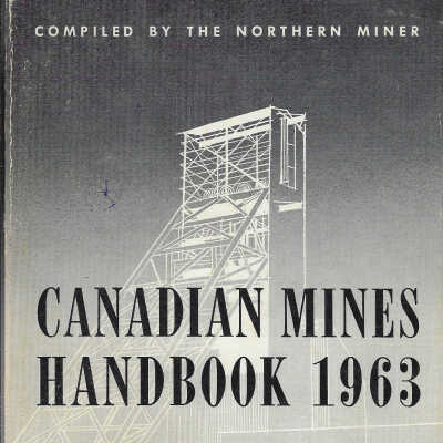 Canadian Mines Handbook, 1963