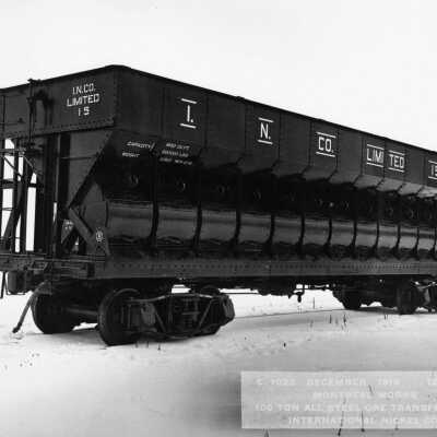 Photograph, Ore Transfer Car, O'Donnell Roast Plant, December 1918.