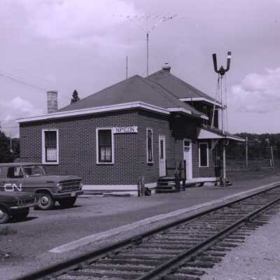Photograph, CNR Station at Nipigon, Ontario