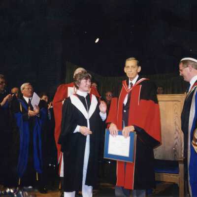 Photograph, Capreol High School Diploma Presentation.