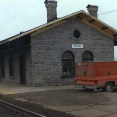 Photograph, CNR Station at Port Hope, Ontario.