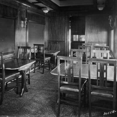Photograph, Canadian National Railways (CNR) Café Car.