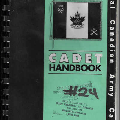 Royal Canadian Army Cadets: Green Star Cadet Handbook