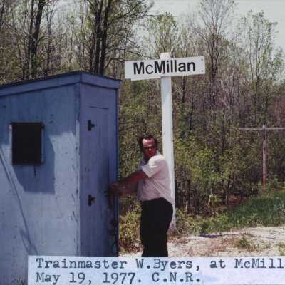 Photograph, CNR Station at McMillan, Ontario.