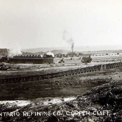 Photograph, Ontario Refining Co. Copper Cliff.