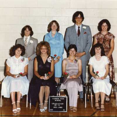 Photograph, Capreol High School Grade 13 Graduation 1979-1980.