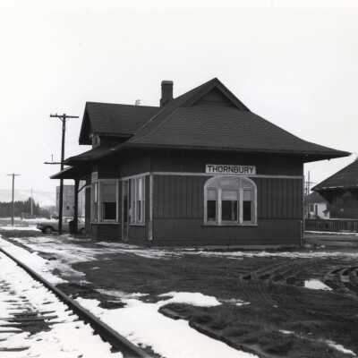 Photograph, CNR Thornbury Station, Thornbury, Ontario.