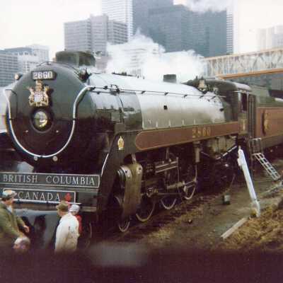 Photograph, CPR Locomotive 2860, Royal Hudson British Columbia.
