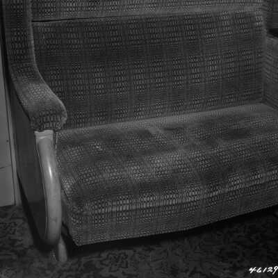 Photograph, Canadian National Railways (CNR) car - bench.