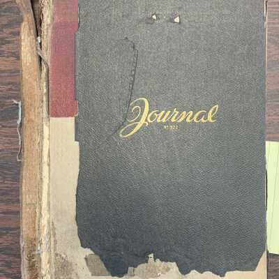 Journal No. 922 Ledger